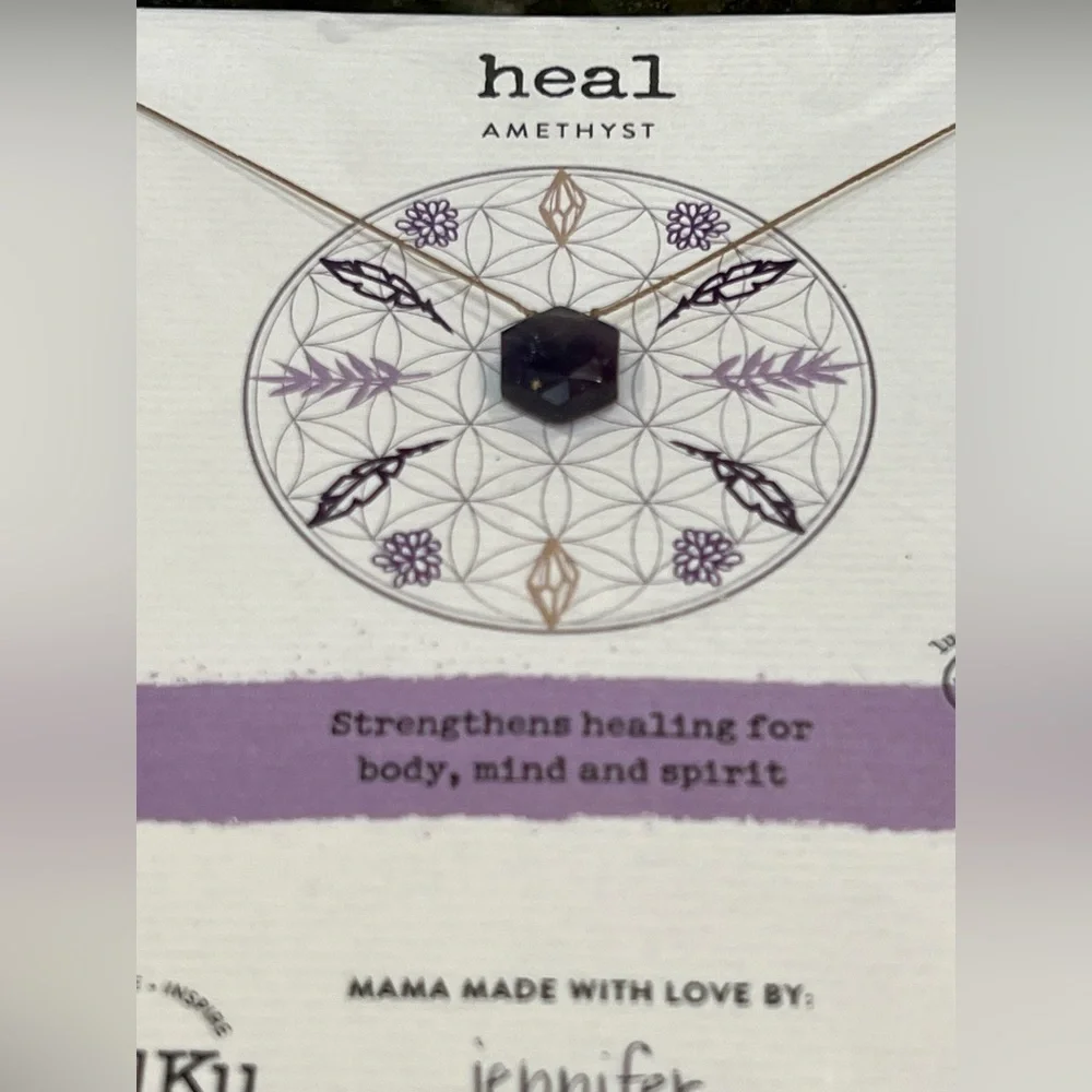 Amethyst necklace - Picture 3 of 7